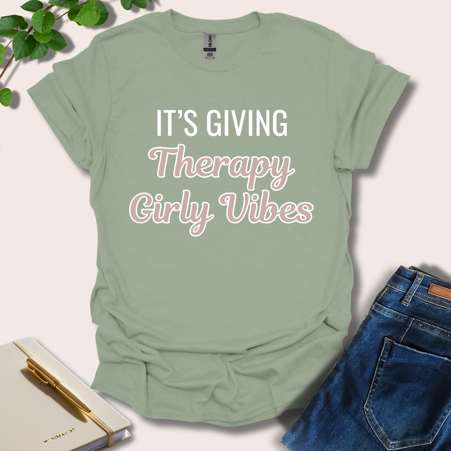 It's Giving Therapy Girly Vibes T-Shirt