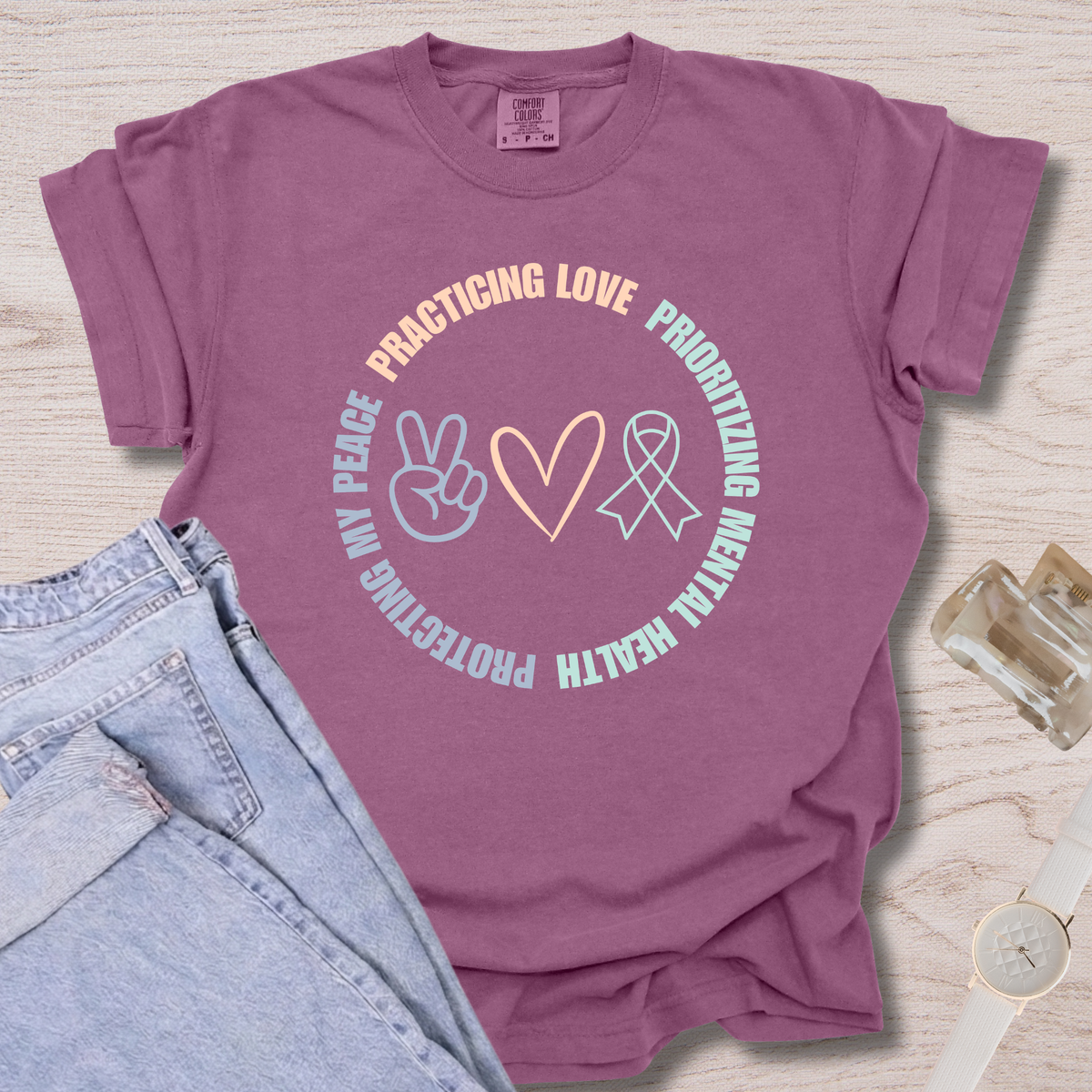 Protecting My Peace Practicing Love Health T-shirt