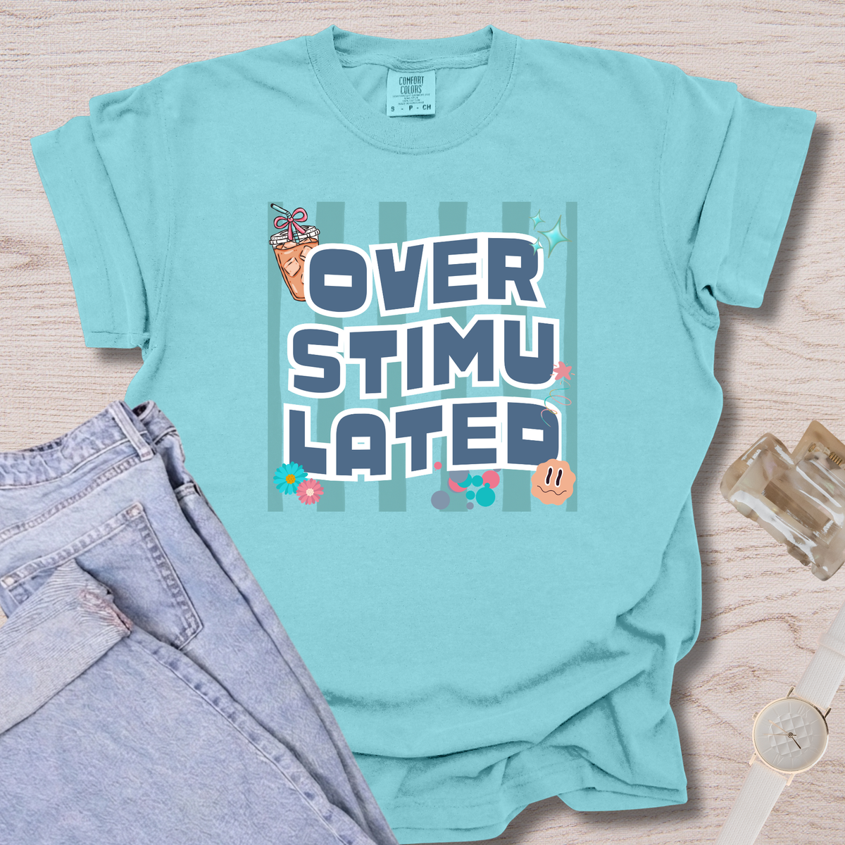 Overstimulated Striped T-shirt