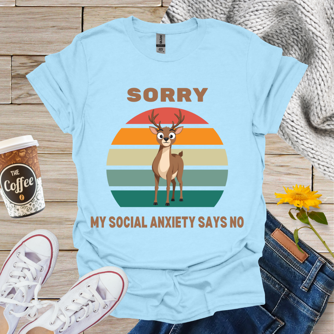Social Anxiety Says No T-Shirt