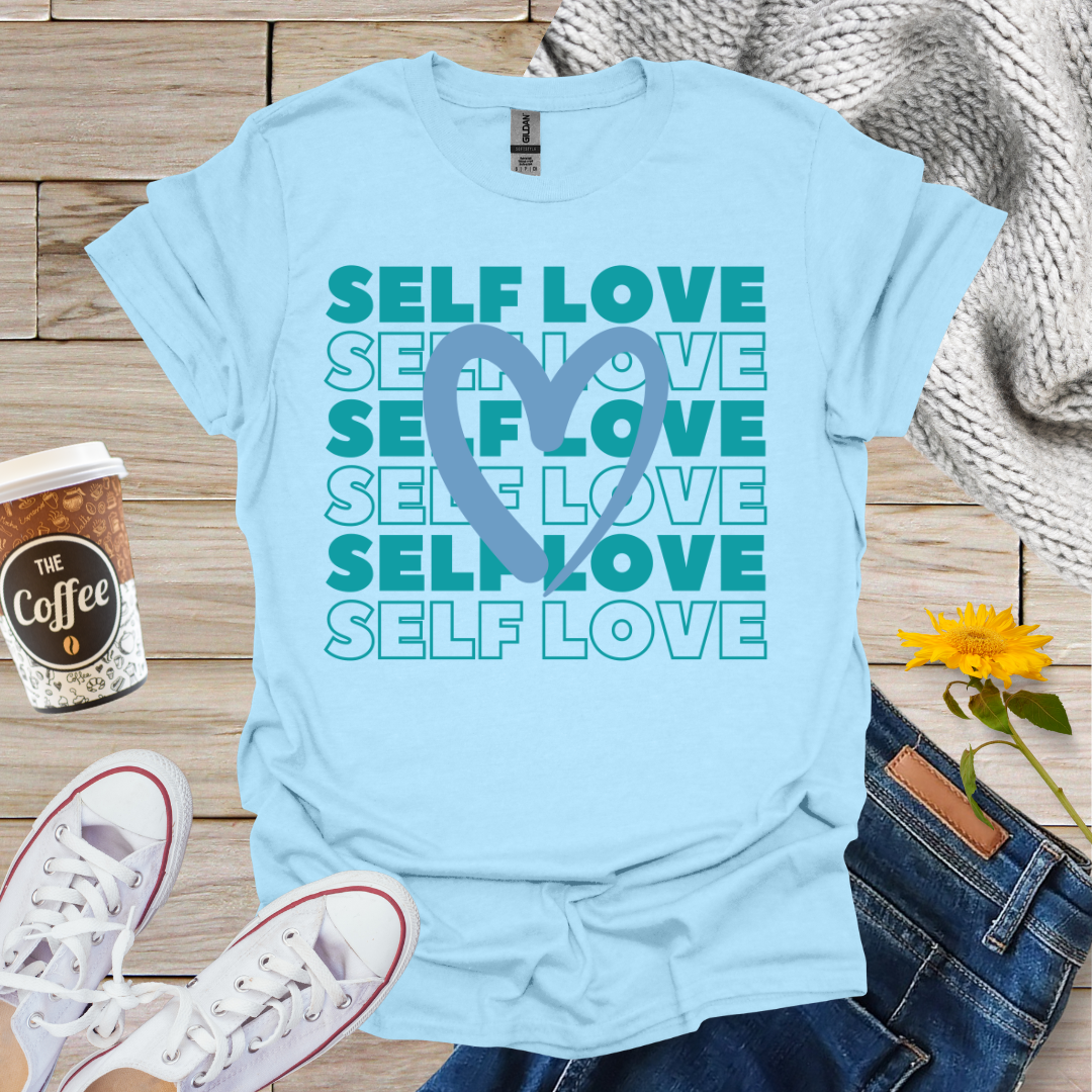 Self Love with Heart T-Shirt
