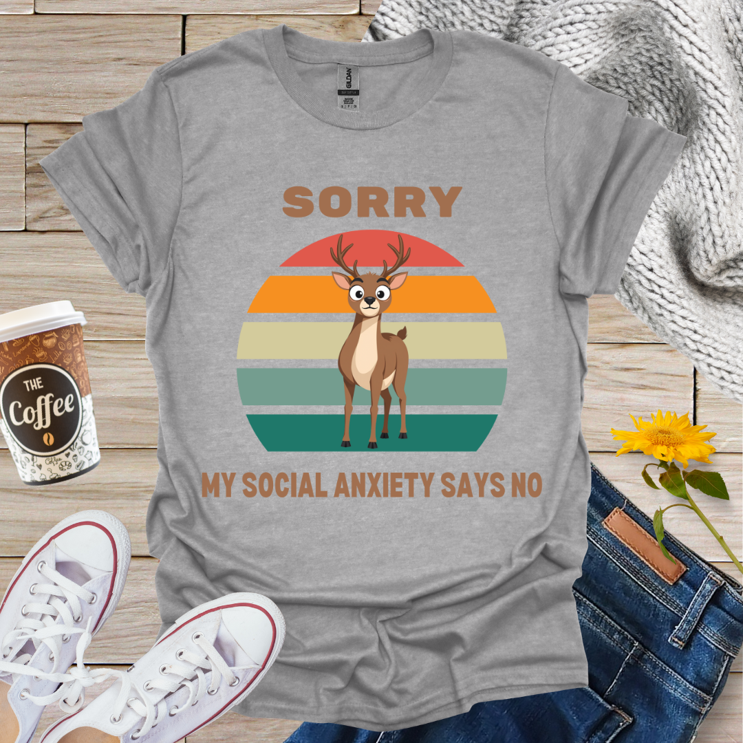 Social Anxiety Says No T-Shirt