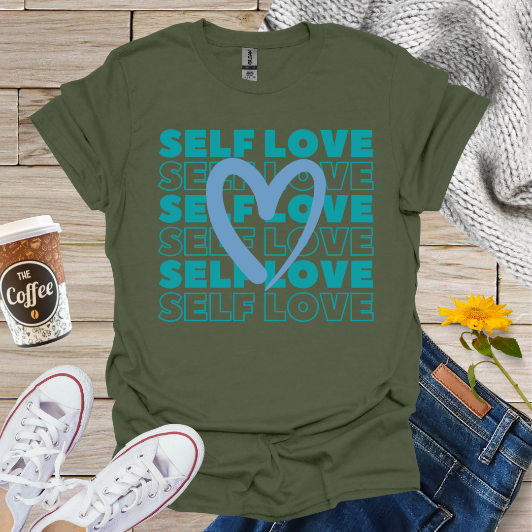 Self Love with Heart T-Shirt