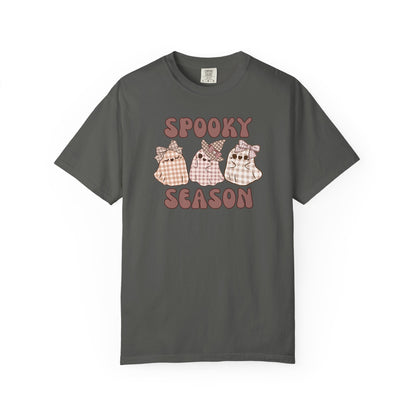 Spooky Season Plaid Ghosts T-shirt