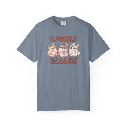 Spooky Season Plaid Ghosts T-shirt