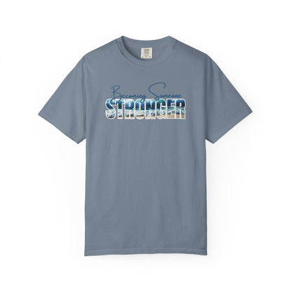 Becoming Someone Stronger Beach Wave T-shirt