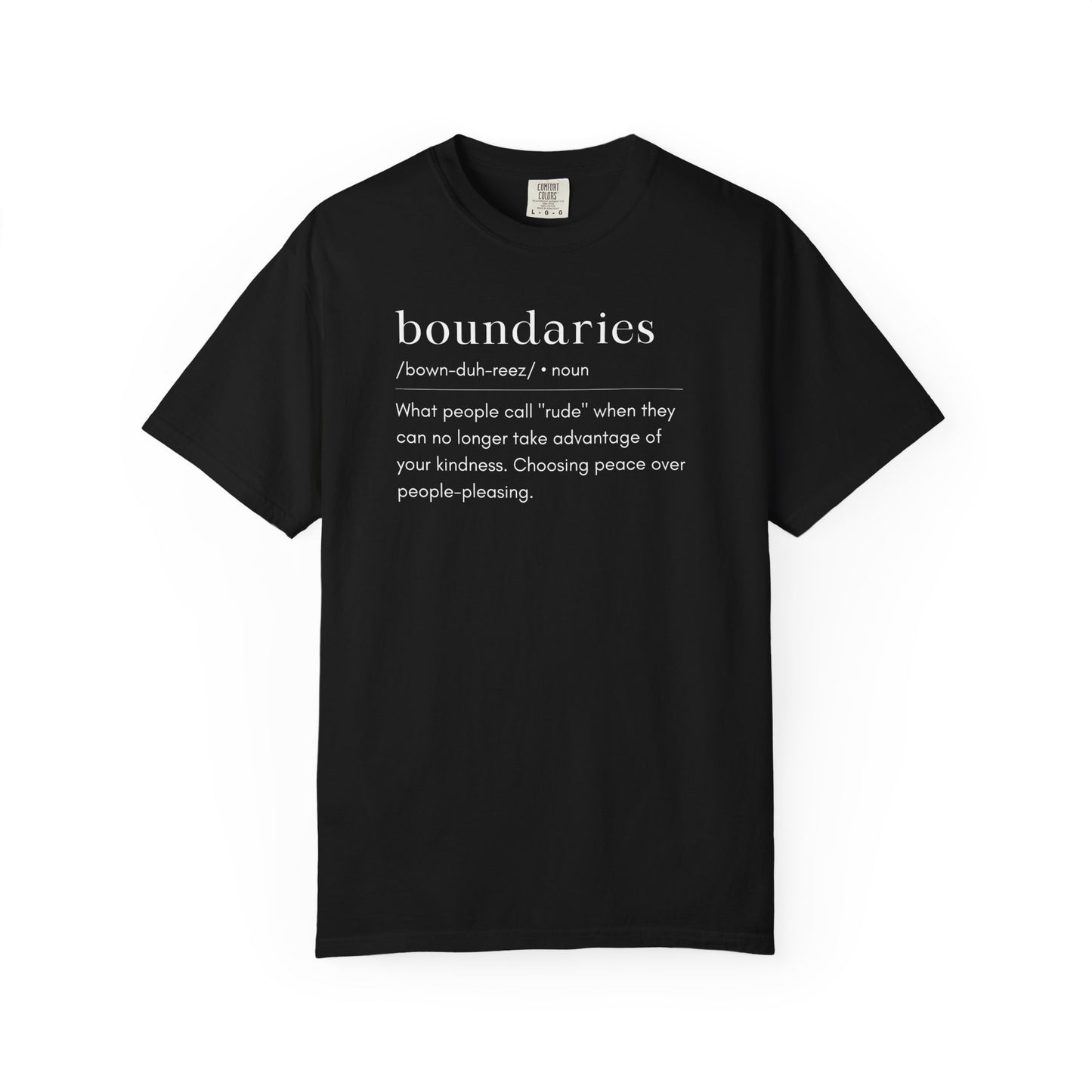 Boundaries Definition T-shirt