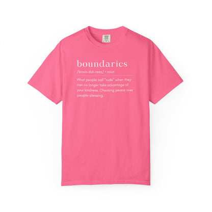 Boundaries Definition T-shirt