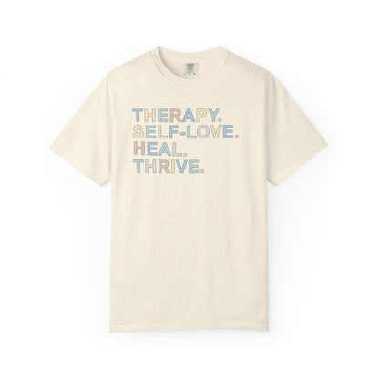 Therapy Self-Love Heal Thrive T-shirt