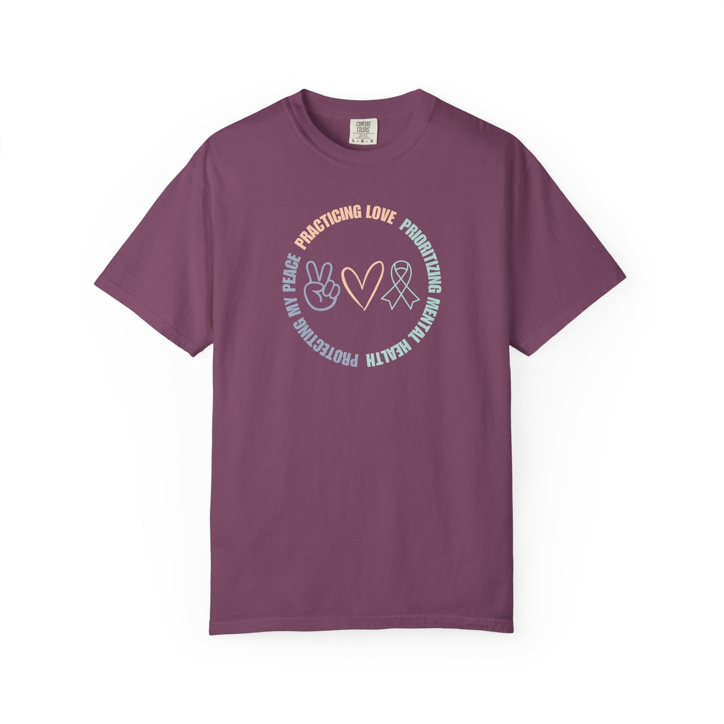 Protecting My Peace Practicing Love Prioritizing Mental Health T-shirt