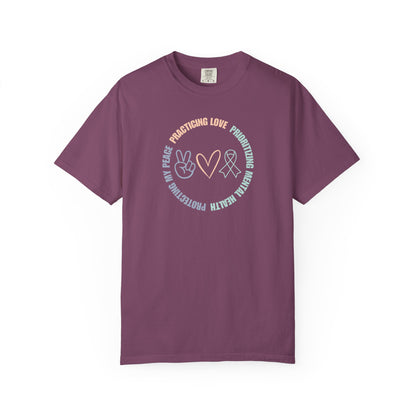 Protecting My Peace Practicing Love Prioritizing Mental Health T-shirt
