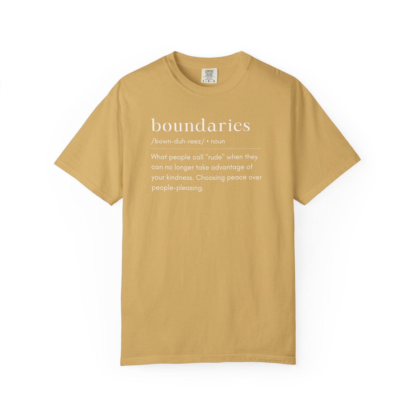 Boundaries Definition T-shirt