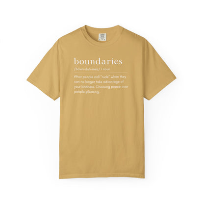 Boundaries Definition T-shirt