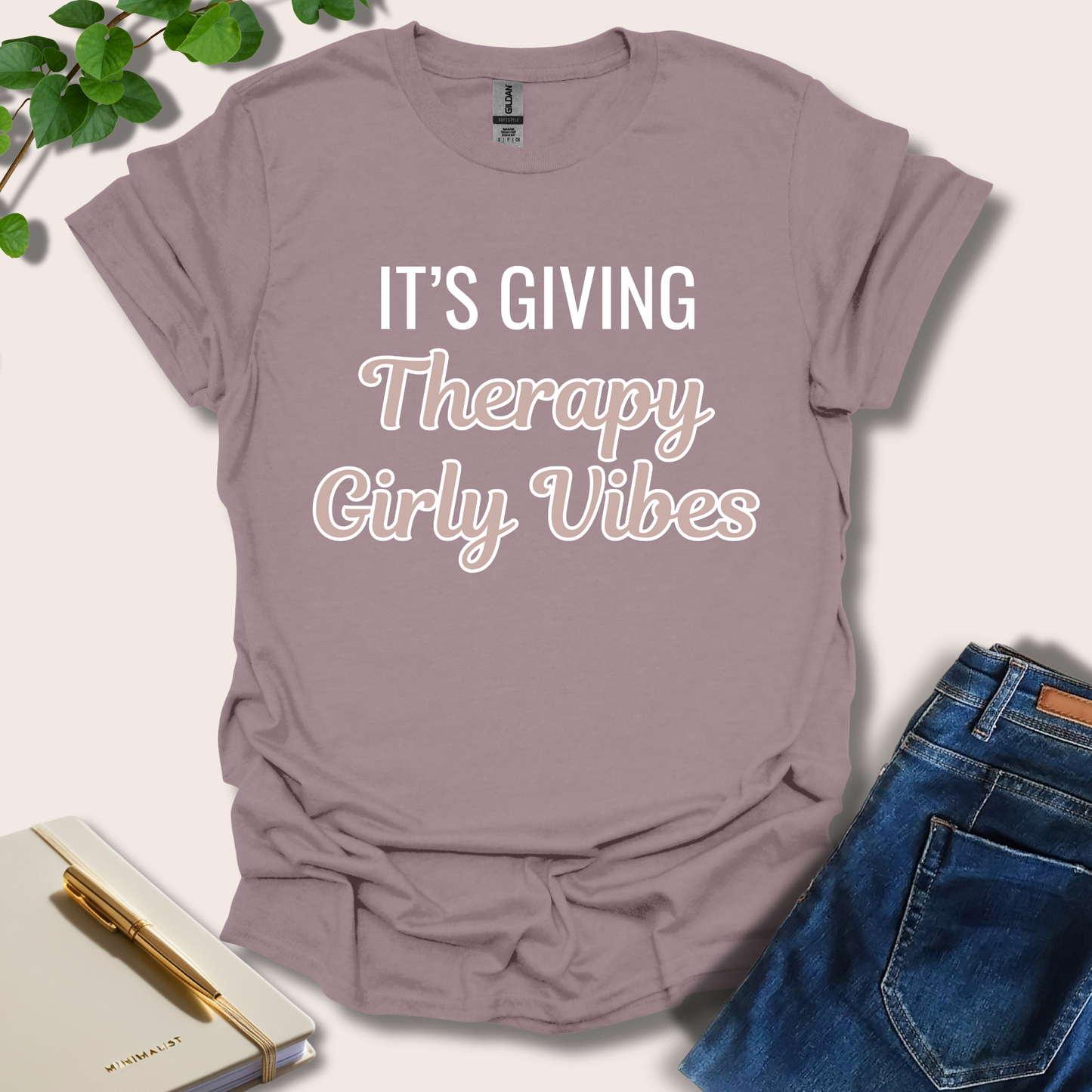 It's Giving Therapy Girly Vibes T-Shirt