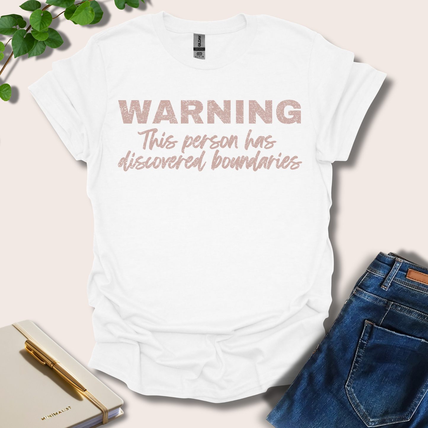 Warning This Person Has Discovered Boundaries T-Shirt