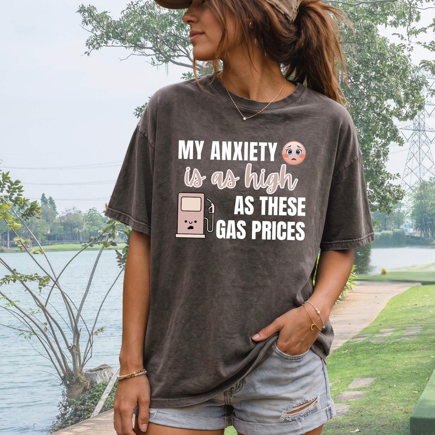 My Anxiety Is As High As These Gas Prices T-shirt