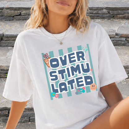 Overstimulated Striped T-shirt
