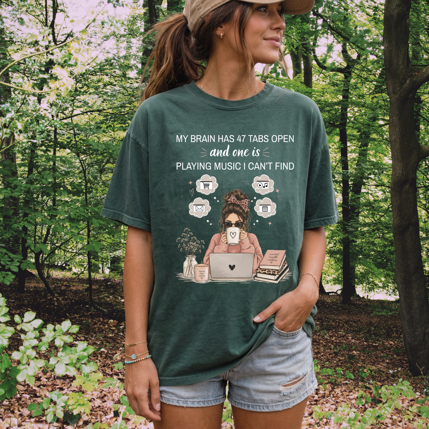 My Brain Has 47 Tabs Open T-shirt