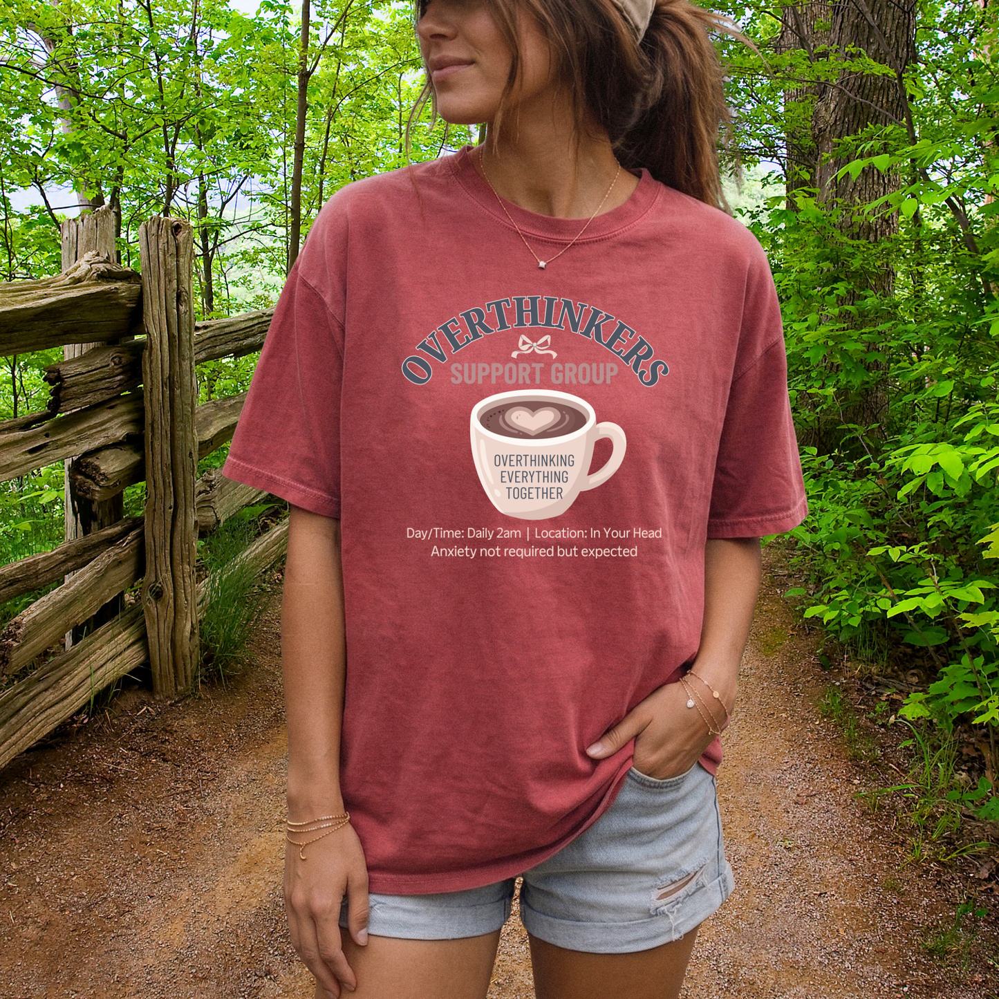 Overthinkers Support Group T-shirt