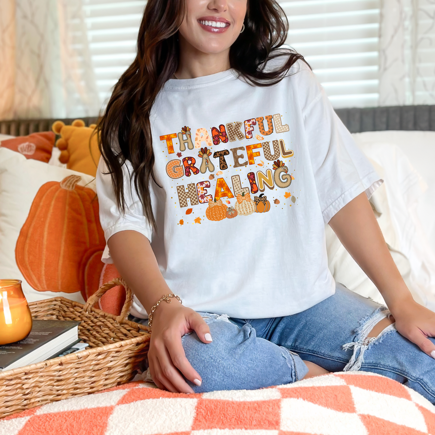 Thankful Grateful Healing T-shirt