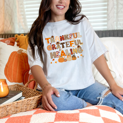 Thankful Grateful Healing T-shirt