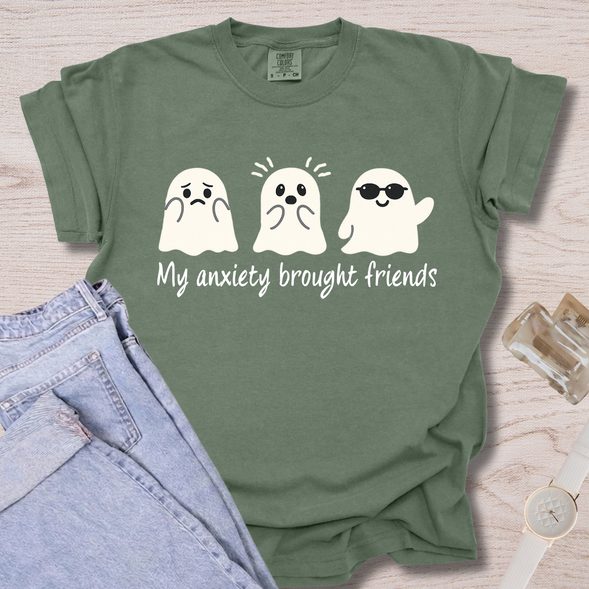 My Anxiety Brought Friends T-shirt
