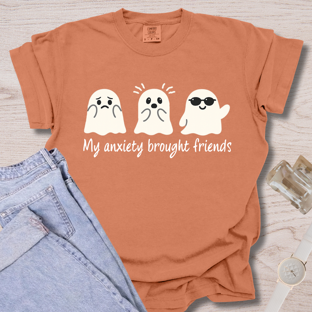 My Anxiety Brought Friends T-shirt