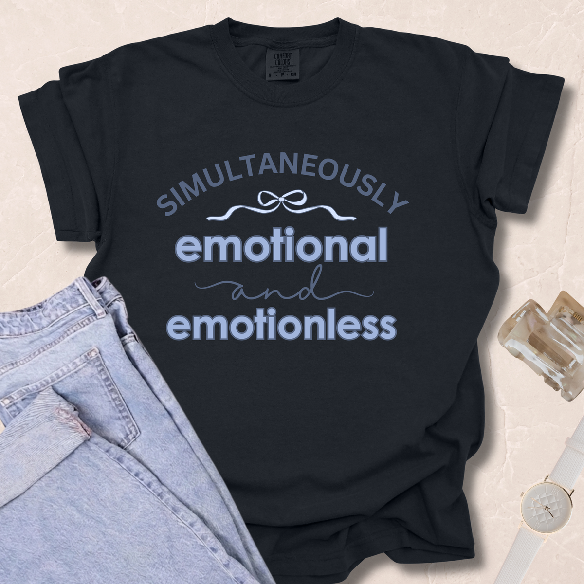 Simultaneously Emotional And Emotionless T-shirt