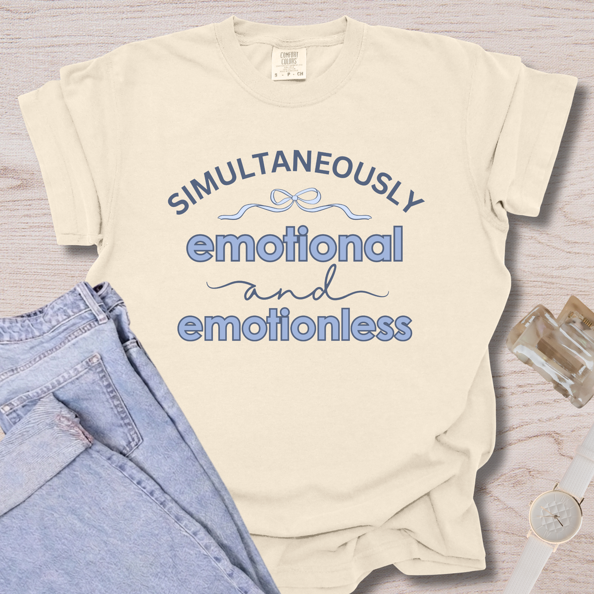 Simultaneously Emotional And Emotionless T-shirt