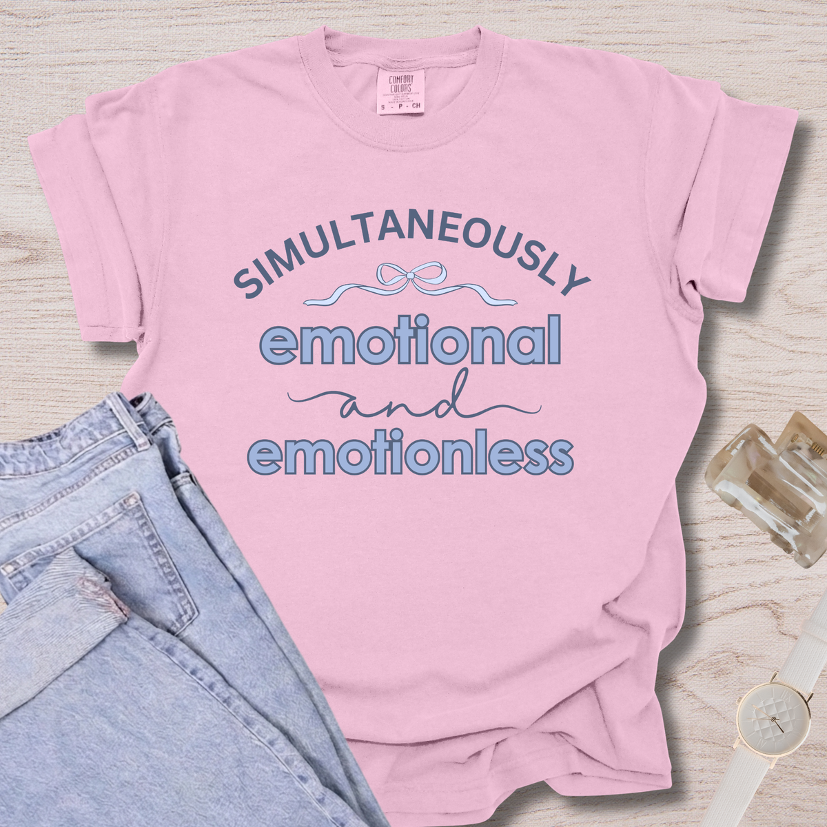 Simultaneously Emotional And Emotionless T-shirt