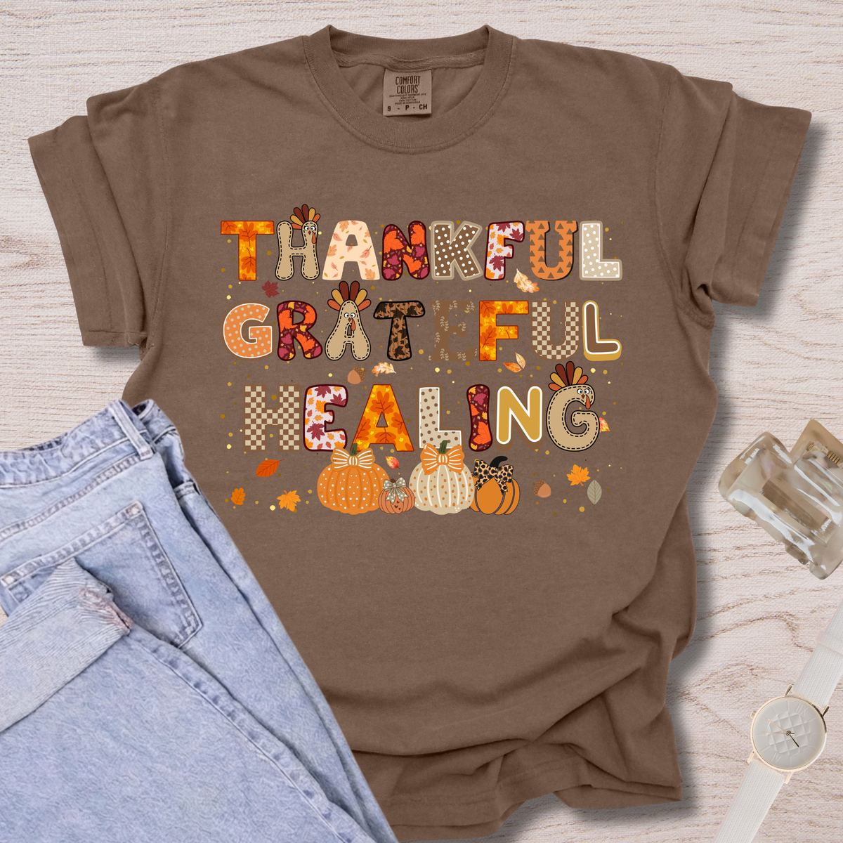 Thankful Grateful Healing T-shirt
