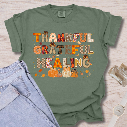 Thankful Grateful Healing T-shirt