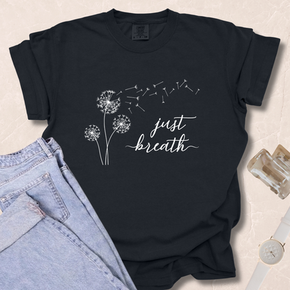 Just Breath Dandelion T-shirt