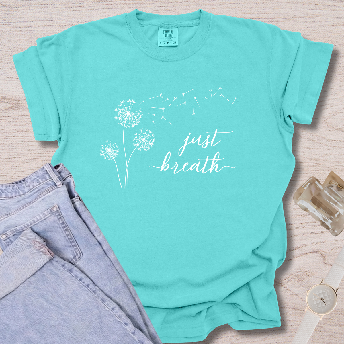 Just Breath Dandelion T-shirt