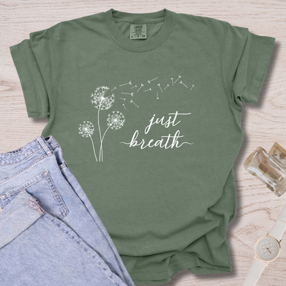 Just Breath Dandelion T-shirt