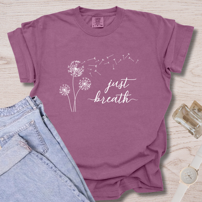 Just Breath Dandelion T-shirt