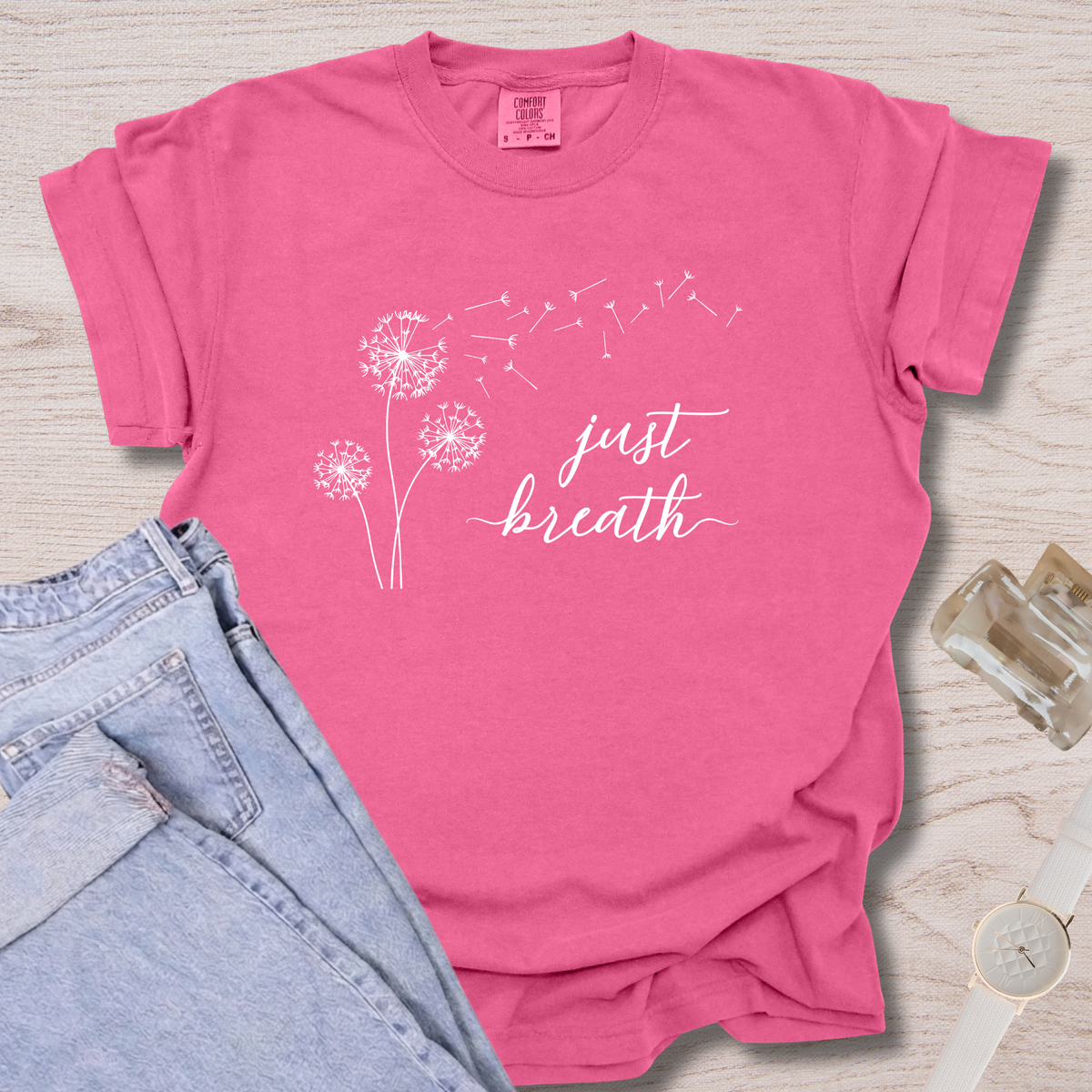 Just Breath Dandelion T-shirt