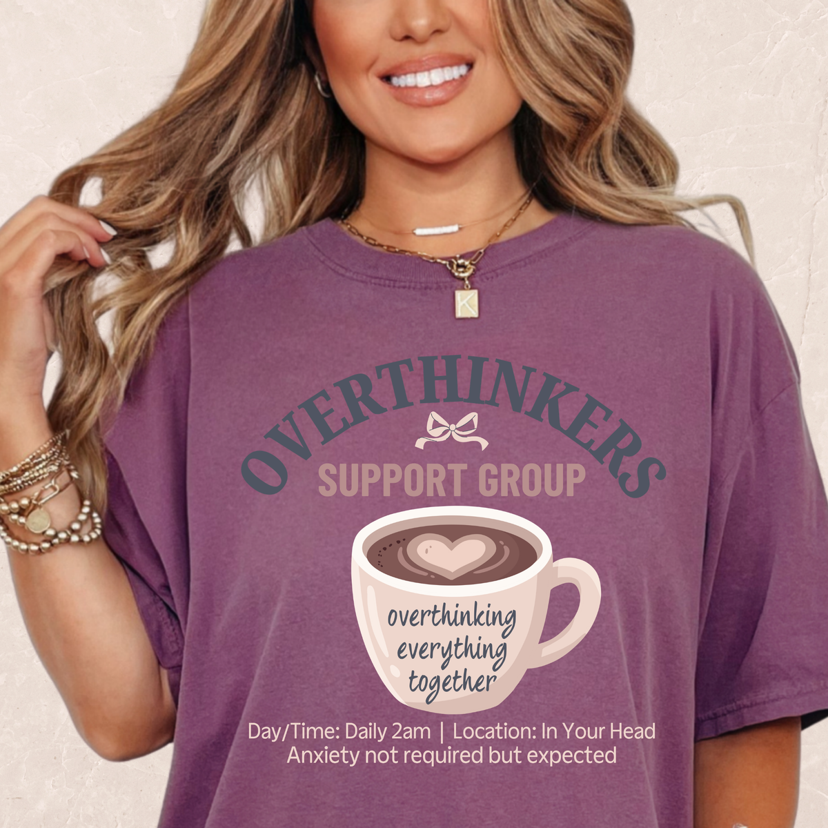 Overthinkers Support Group T-shirt