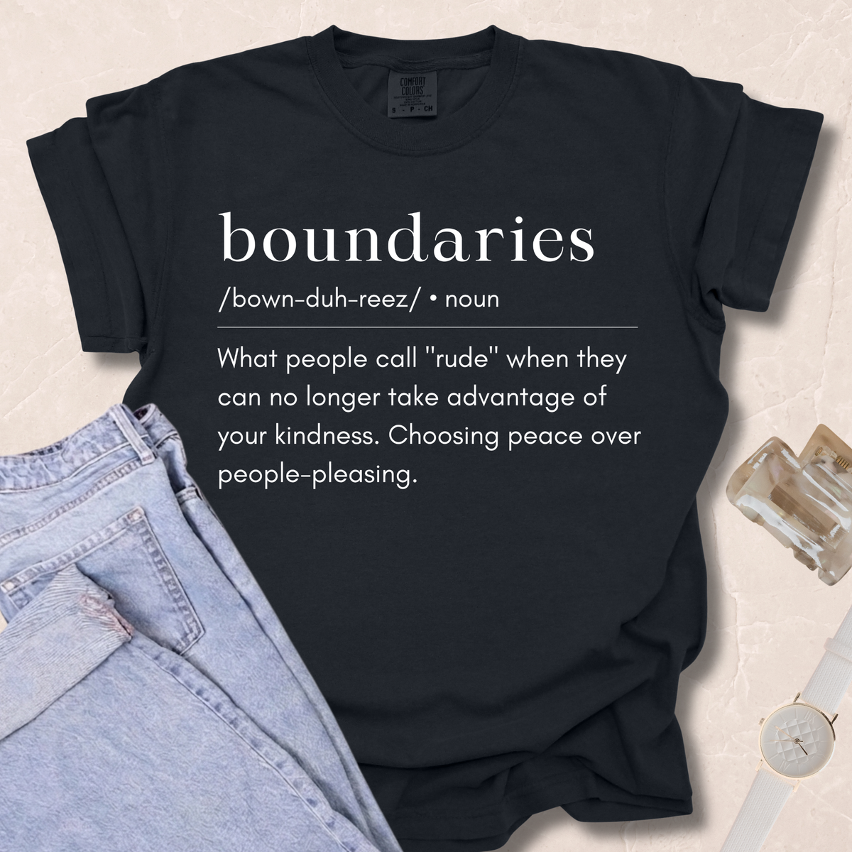 Boundaries Definition T-shirt