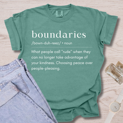 Boundaries Definition T-shirt
