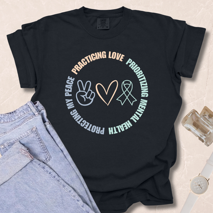 Protecting My Peace Practicing Love Health T-shirt