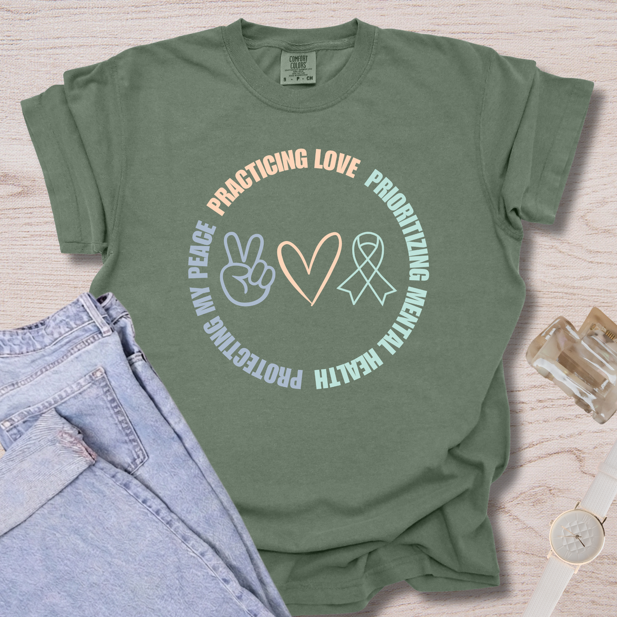 Protecting My Peace Practicing Love Health T-shirt