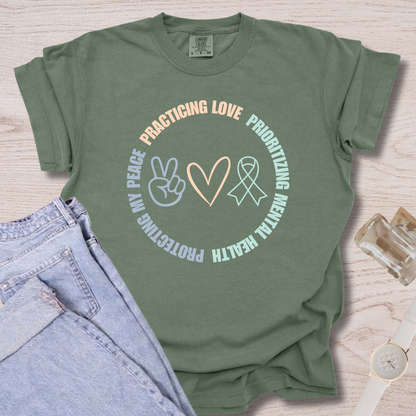 Protecting My Peace Practicing Love Health T-shirt