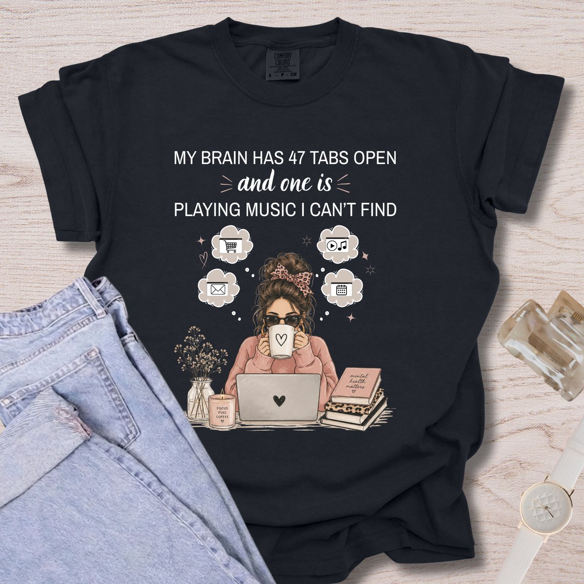 My Brain Has 47 Tabs Open T-shirt