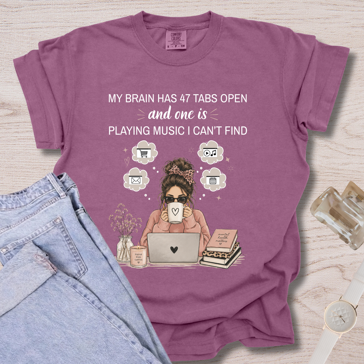 My Brain Has 47 Tabs Open T-shirt