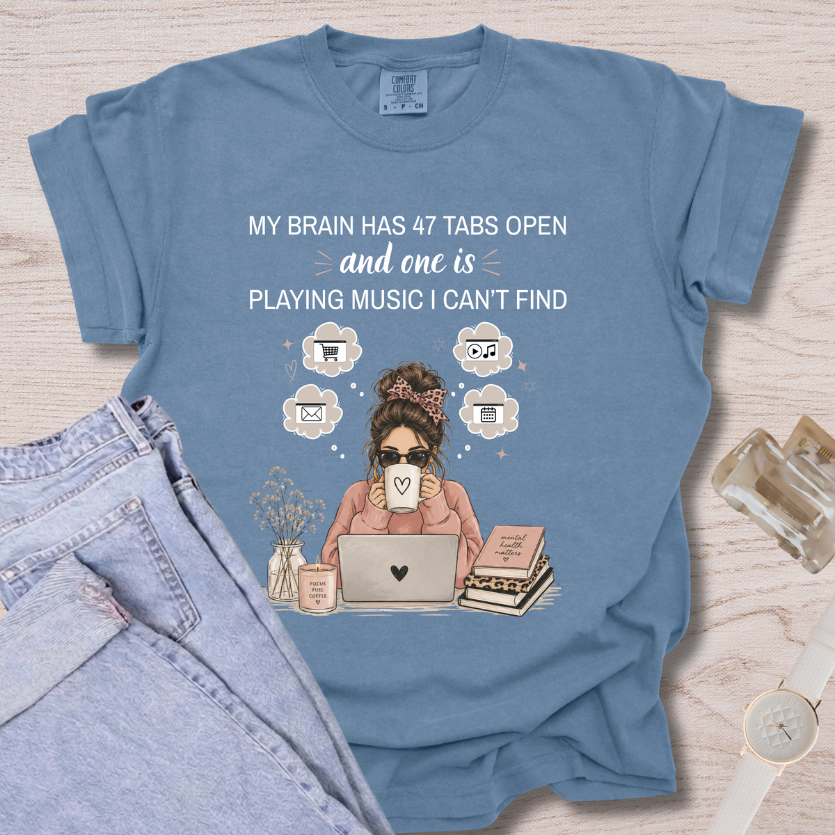 My Brain Has 47 Tabs Open T-shirt