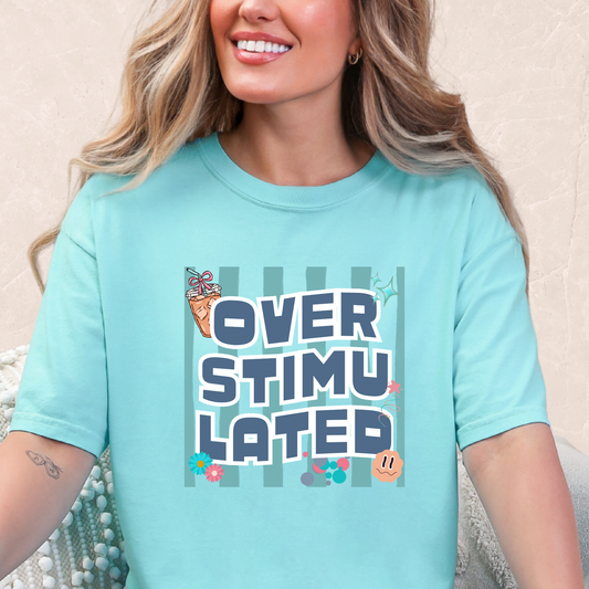 Overstimulated Striped T-shirt