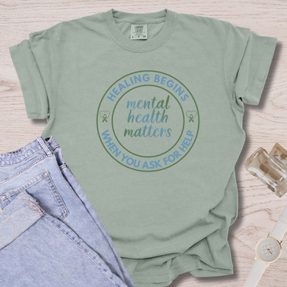 Healing Begins When You Ask For Help T-shirt