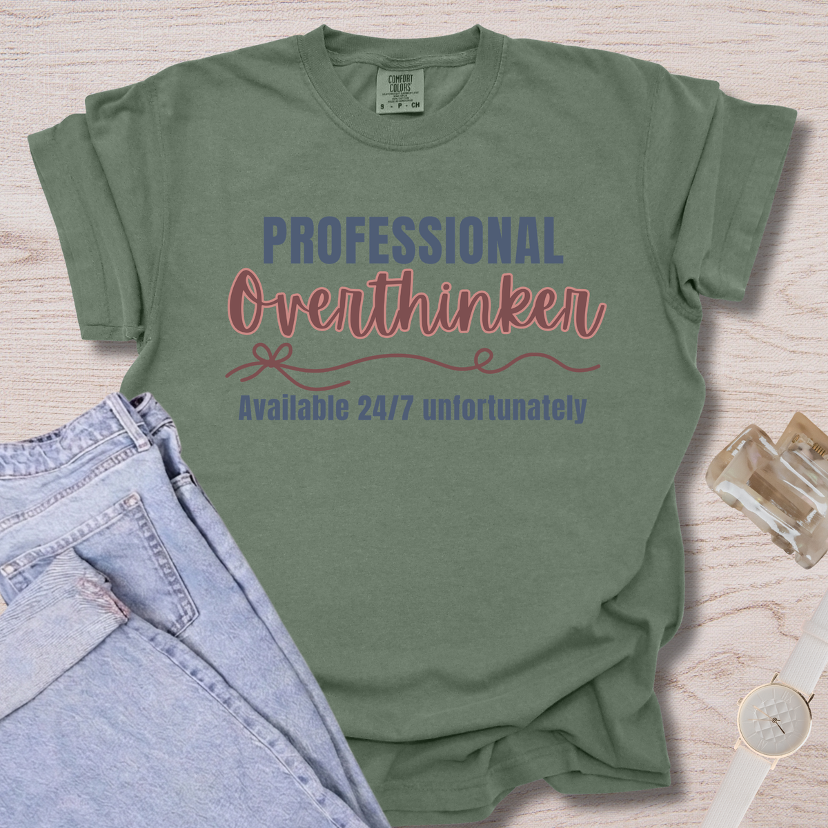 Professional Overthinker Available 24/7 T-shirt