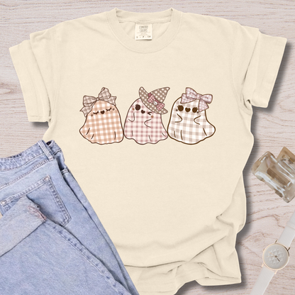 Plaid Ghosts T-shirt